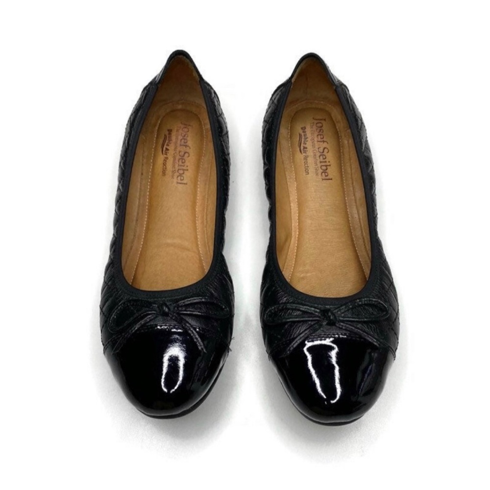 Josef Seibel Pippa 25 Quilted Bow Ballet Flats